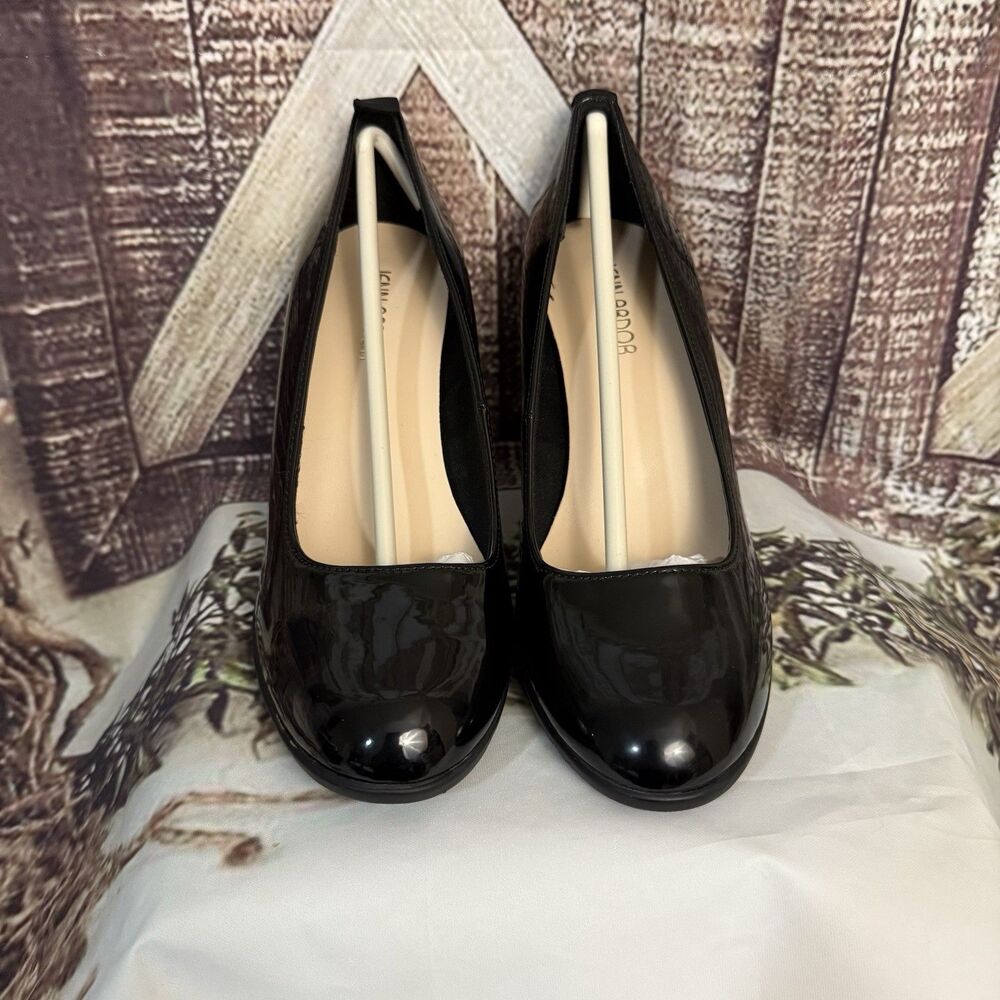 Jenn Ardor Women's Chunky Pumps Round Toe Block Heel Platform Office Dress Shoes